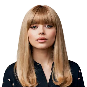 Blonde Bangs Inspiration Png 82 PNG image