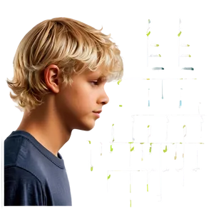 Blonde Boy Hair Png Swk53 PNG image