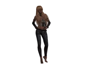Blonde Figurein Darkness