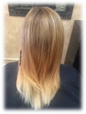 Blonde Hair Back View