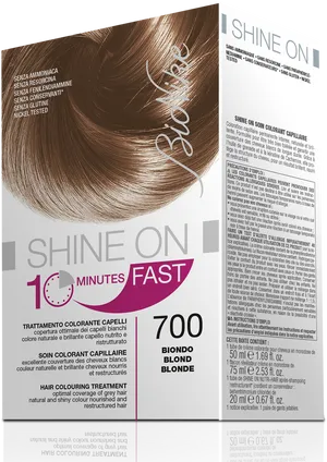 Blonde Hair Color Product Packaging PNG image