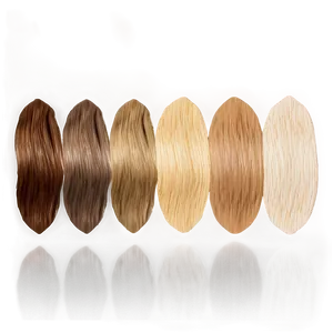Blonde Hair Color Swatches PNG 05252024 PNG