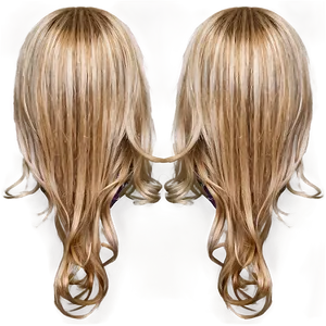 Blonde Hair With Lowlights Png 14 PNG image