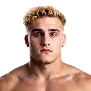 Blonde Haired Individual Portrait PNG