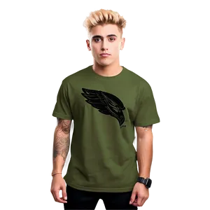 Blonde Manin Green Shirt PNG