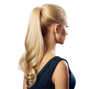 Blonde Ponytail Png 85 PNG image