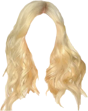 Blonde Wavy Hairpiece