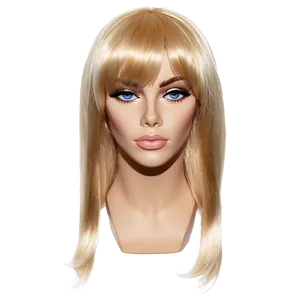 Blonde Wig Png Hqj PNG image