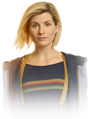 Blonde Womanwith Striped Shirt