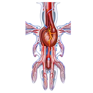 Blood Circulation System PNG 27