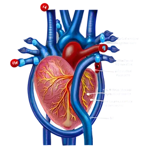 Blood Circulation System PNG 39