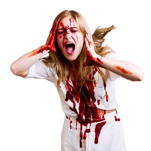 Blood-curdling Scream Png 05062024 PNG image
