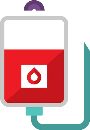 Blood Donation Bag Graphic PNG image