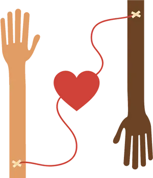 Blood Donation Connection Graphic PNG image