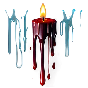 Blood Dripping Candle Png Uvr PNG image
