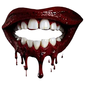 Blood Dripping Fangs Png 25 PNG image