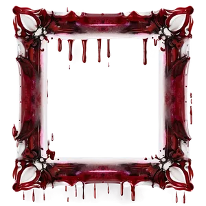 Blood Dripping Frame Png 05252024 PNG image