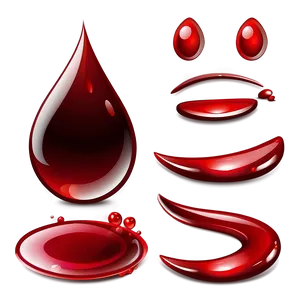 Blood Drop Clipart Png 05252024 PNG image