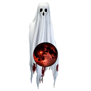 Blood Moon And Ghost Png 06112024 PNG image