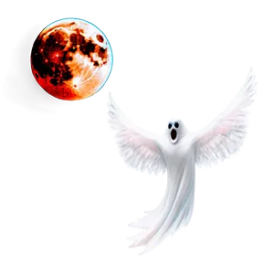 Blood Moon And Ghost Png 06112024 PNG image