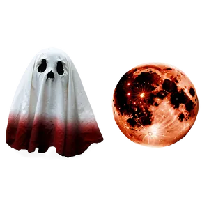 Blood Moon And Ghost Png 06112024 PNG image