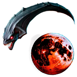 Blood Moon And Vampire Png 84 PNG image