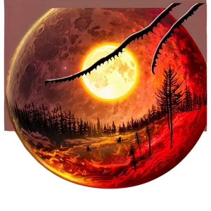 Blood Moon Apocalypse PNG Vbk45
