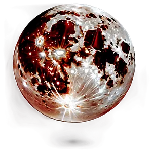 Blood Moon In Dark Sky Png 06112024 PNG image