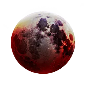 Blood Moon In Space Png 90 PNG image