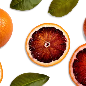 Blood Orange Close-up Png 2 PNG image