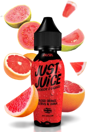 Blood Orange Guava E Liquid Product PNG image