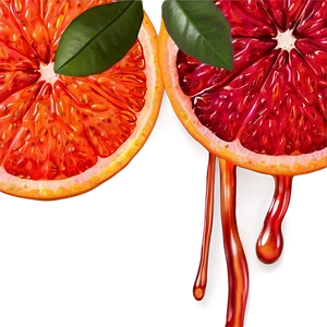 Blood Orange Texture PNG Keq