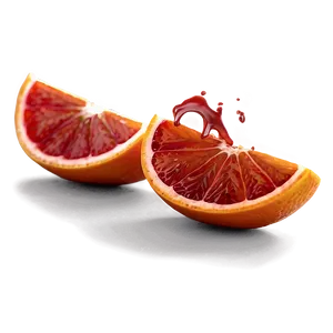 Blood Orange Wedge PNG 06252024
