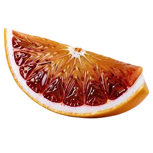 Blood Orange Wedge PNG Uqs25