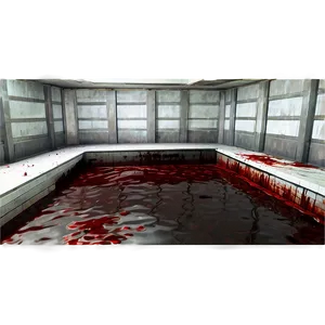 Blood Pool In Abandoned Place PNG 34