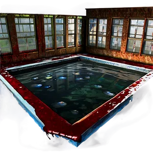 Blood Pool In Abandoned Place PNG Kvp22