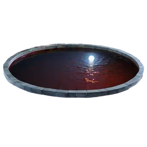 Blood Pool In Moonlight PNG 06122024