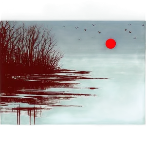 Blood Pool Under Moonlight Png Yqt PNG image