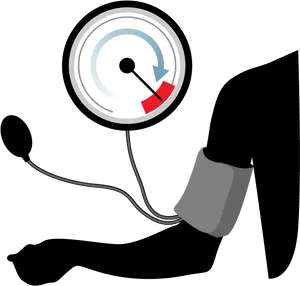 Blood Pressure Measurement Illustration PNG image