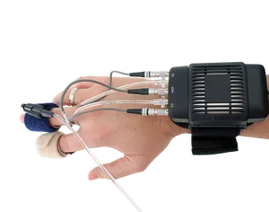 Blood Pressure Monitoring Deviceon Hand PNG image