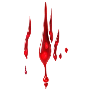 Blood Spatter Droplet Collection PNG Cwa PNG