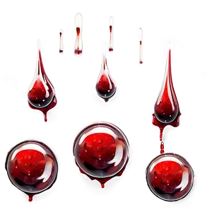 Blood Spatter Droplets Png 06122024 PNG image