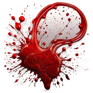 Blood Spatter For Designers PNG 38 PNG