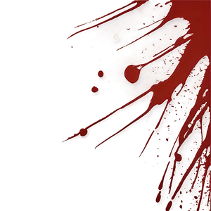 Blood Spatter For Horror Art PNG 06122024 PNG