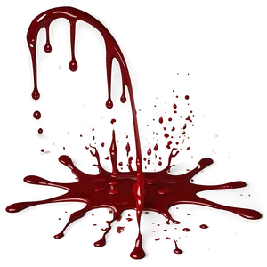 Blood Spatter For Horror Art PNG Fjn45 PNG