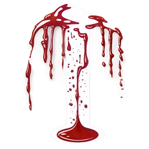 Blood Spatter Outline PNG Teu
