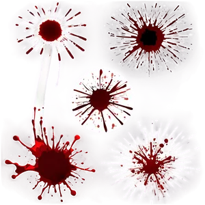 Blood Splatter Collection Png 45 PNG image