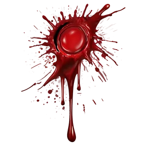 Blood Splatter PNG For Design 05262024 PNG