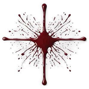Blood Splatter PNG For Design 44 PNG