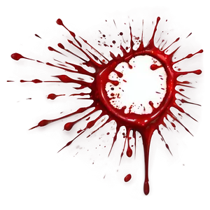 Blood Splatter PNG For Design 83 PNG